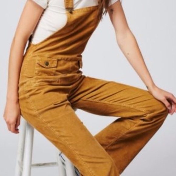 💥SOLD💥 Free People Honey Corduroy Overalls - Picture 2 of 4